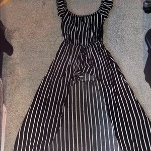 The cutest Striped short dress